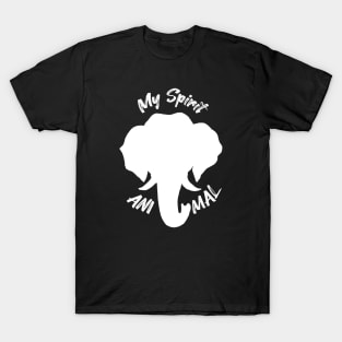 Elephants Are My Spirit Animal - Silhouette T-Shirt